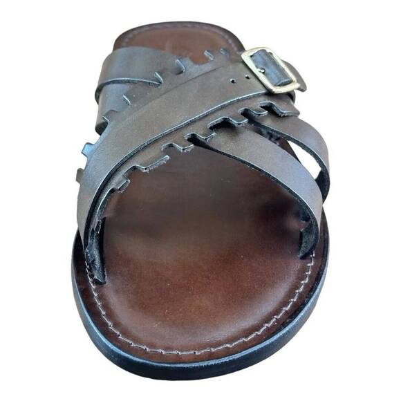 Re Ferdinando Luxury Men size 10.5-11 Slide  Sandals main image 4